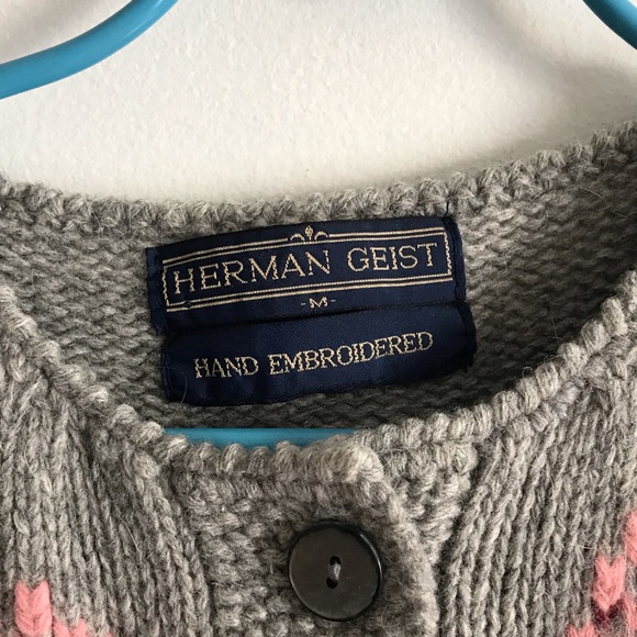 Hand Knit Vintage Sweater - Picture 4 of 5